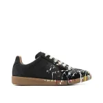 Maison Margiela Black Paint Replica Sneakers S58WS0101P1892963