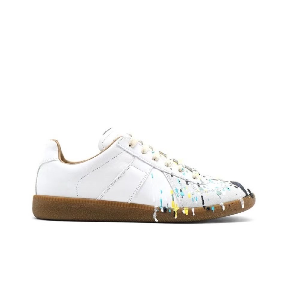 Maison Margiela White Paint Replica Sneakers POIZON240805818