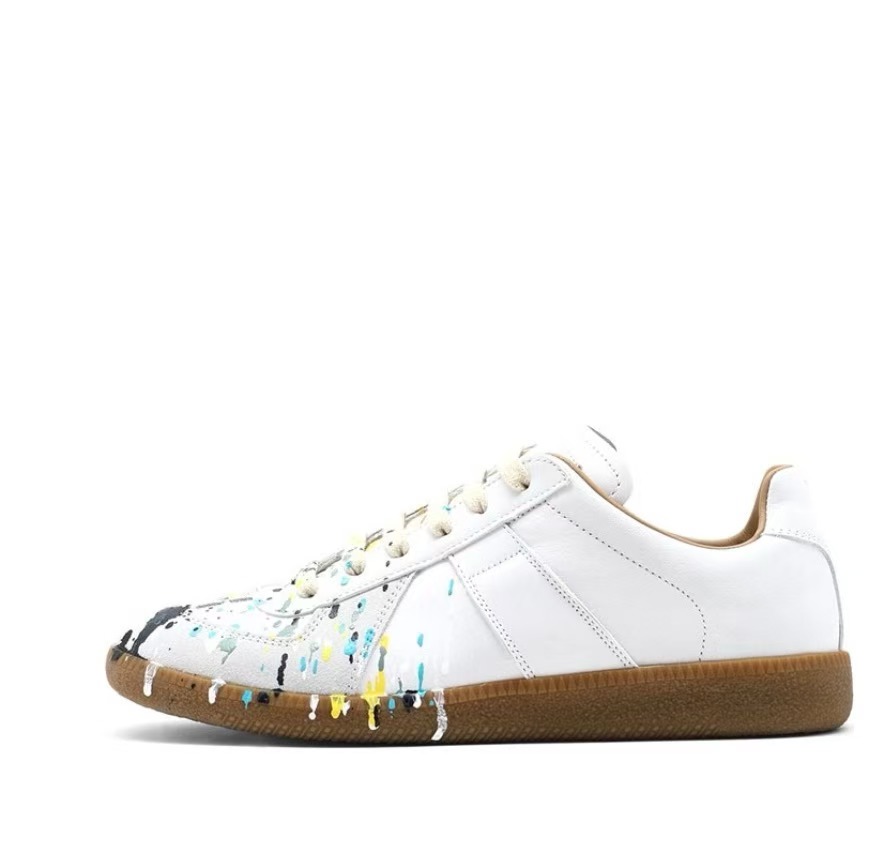Maison Margiela White Paint Replica Sneakers POIZON240805818