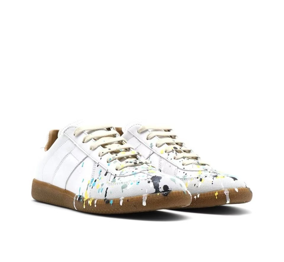 Maison Margiela White Paint Replica Sneakers POIZON240805818
