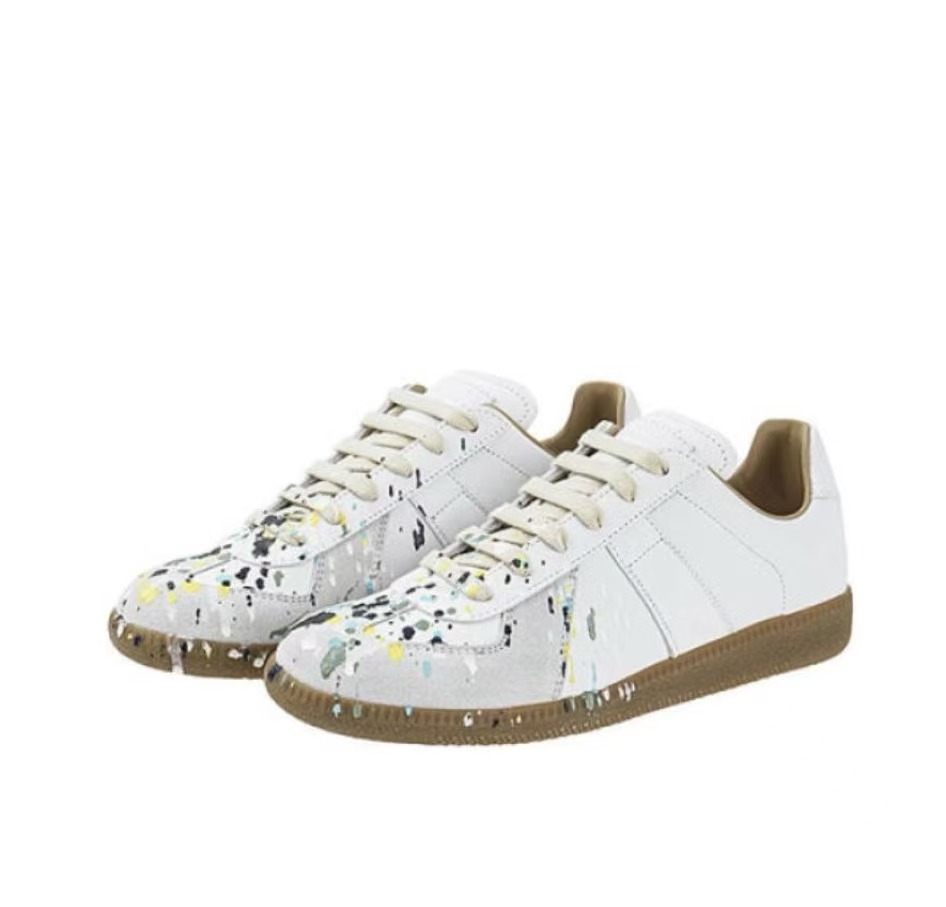 Maison Margiela White Paint Replica Sneakers POIZON240805818