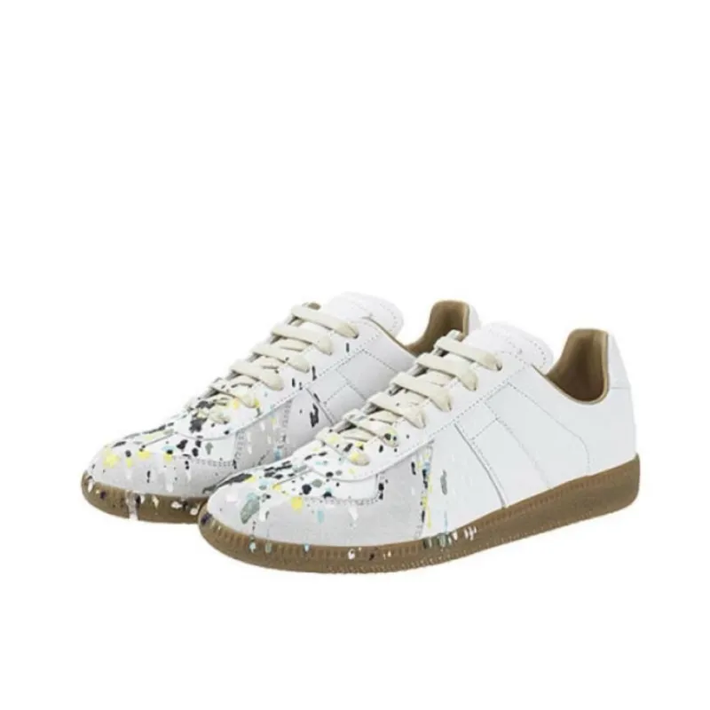 Maison Margiela White Paint Replica Sneakers POIZON240805818
