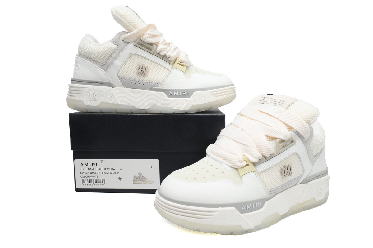 AMIRI MA-1 Sneakers White Gray