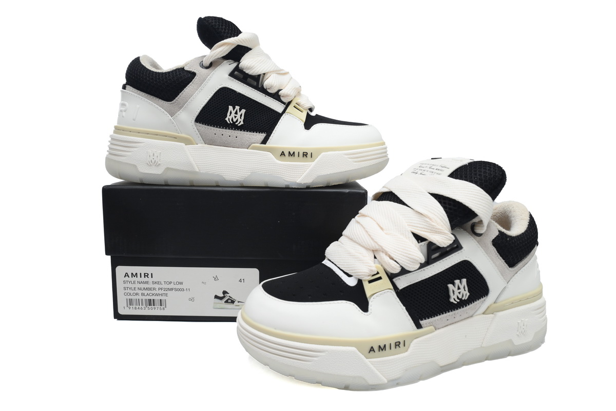 AMIRI MA-1 Sneakers White Gray Black