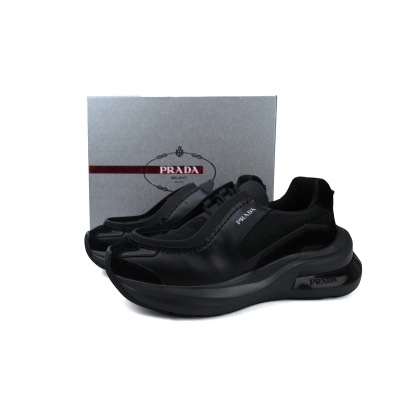 Prada Brushed Leather Black  02
