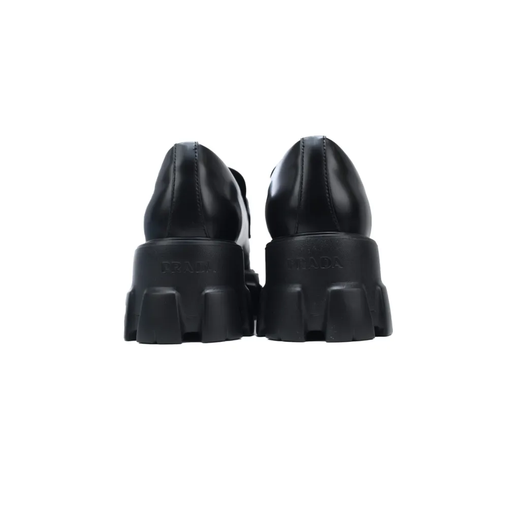 Prada Monolith Loafers Black 