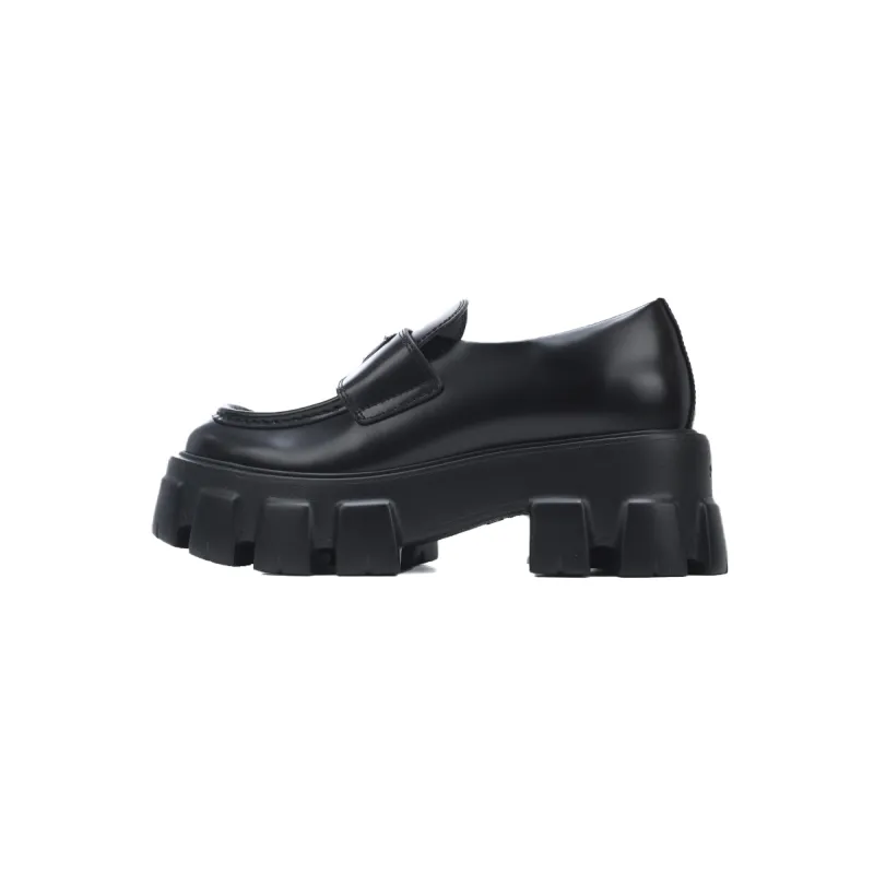 Prada Monolith Loafers Black 