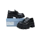 Prada Monolith Loafers Black 