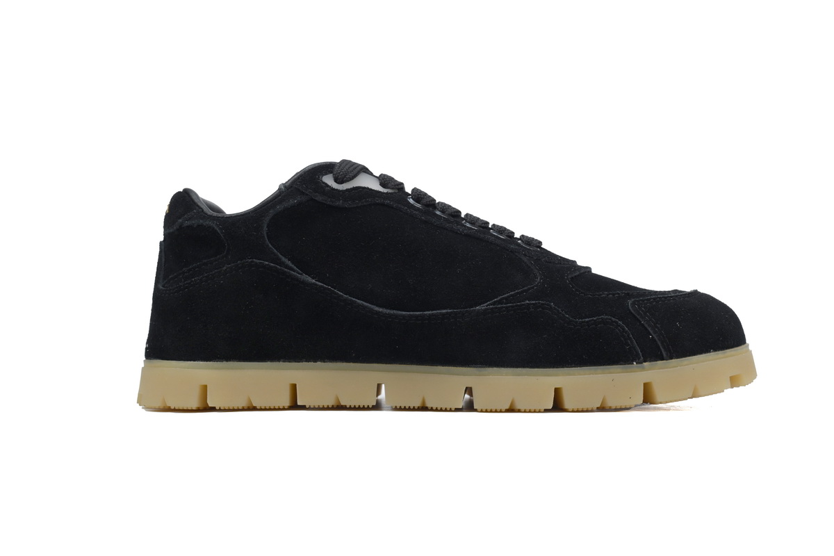 Prada Trail Suede Sneakers Black