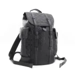LV black printed backpack