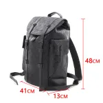 LV black printed backpack