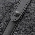 LV black printed backpack