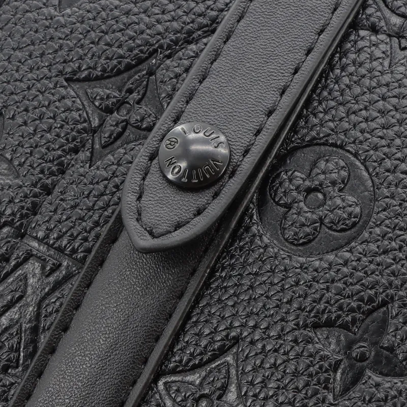 LV black printed backpack
