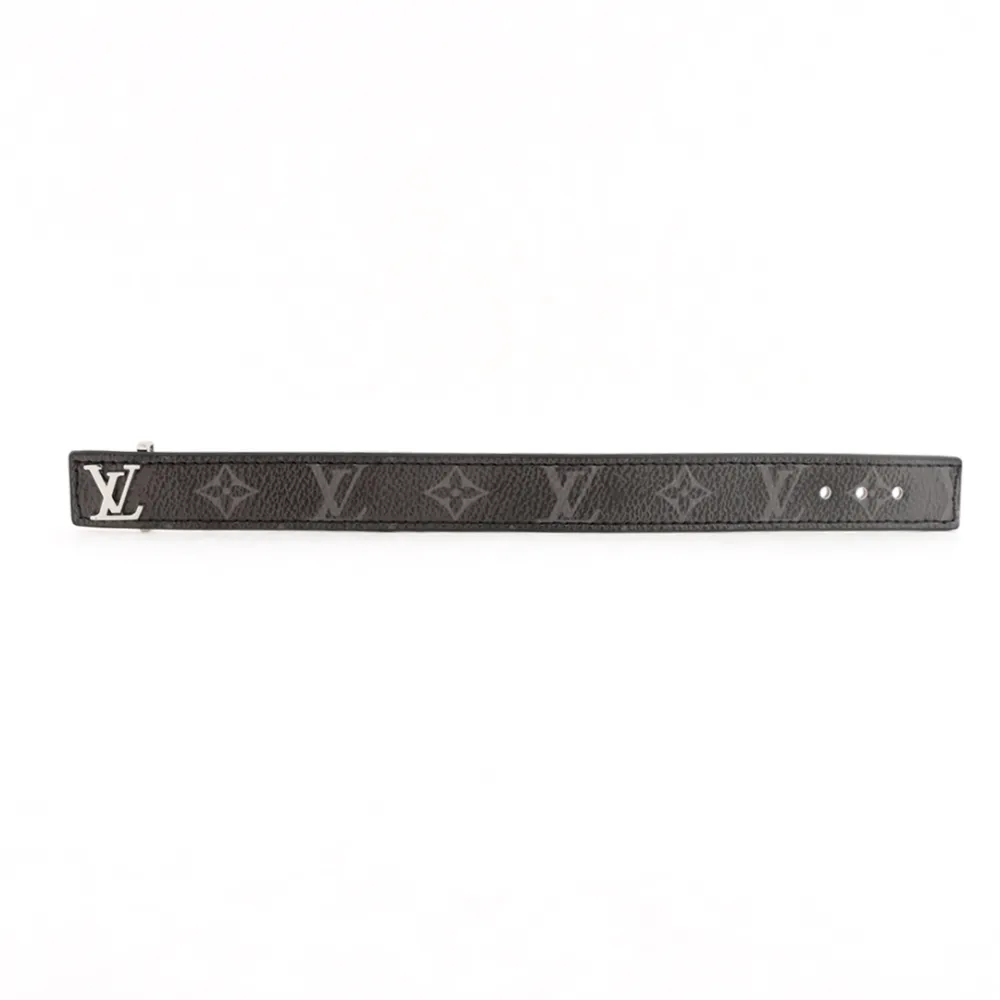 LV brand letter canvas leather bracelet black