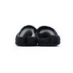 Marni Long-hair Calfskin Fussbett Sabot Black SBMR000600P412200N99