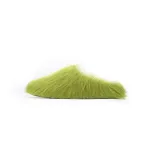 Marni Long-hair Calfskin Fussbett Sabot Green SBMR000600P412200V07