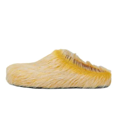 Marni Long-hair Calfskin Fussbett Sabot Tan SBMS004601P800600Y18 01