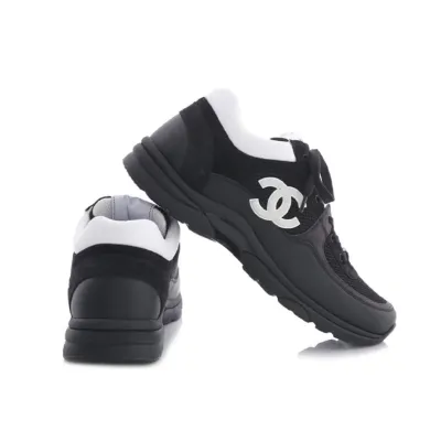 Chanel Low Top Trainer Black White G38299 Y55720 K3845 02