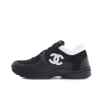Chanel Low Top Trainer Black White G38299 Y55720 K3845