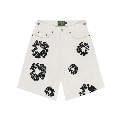 DT The Cotton Wreath Jean Short - White 01