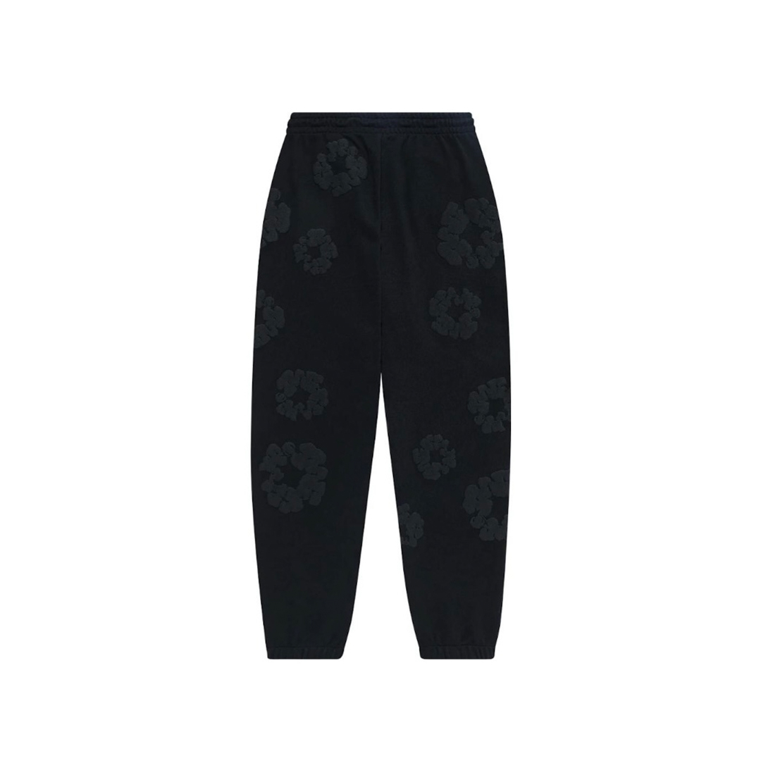 DT The Cotton Wreath Sweatpants Black Monochrome