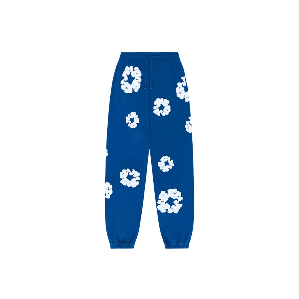DT The Cotton Wreath Sweatpants Blue
