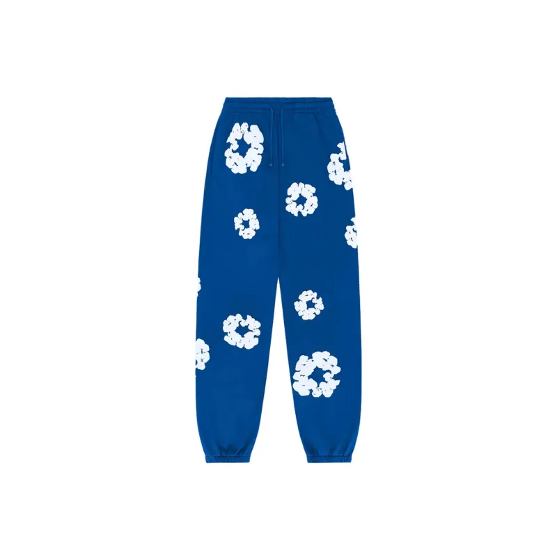 DT The Cotton Wreath Sweatpants Blue