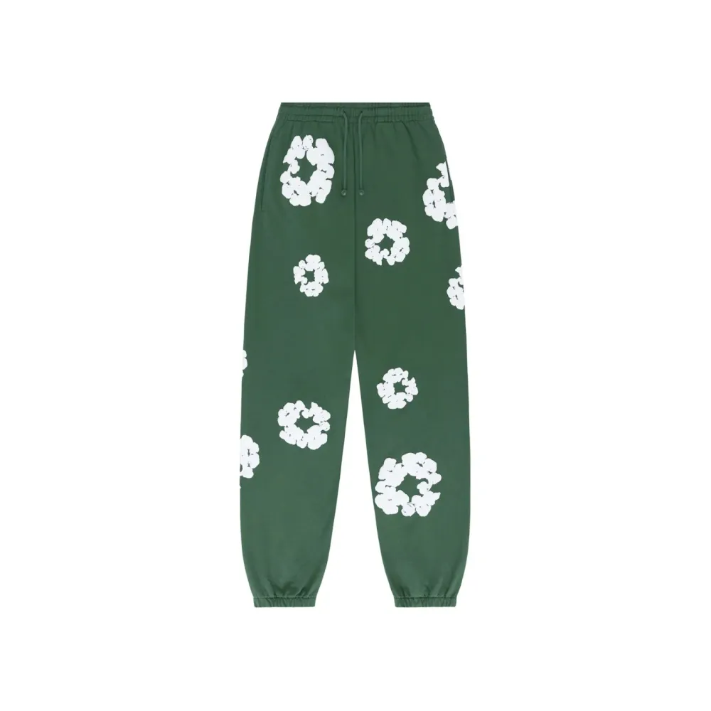 DT The Cotton Wreath Sweatpants Green