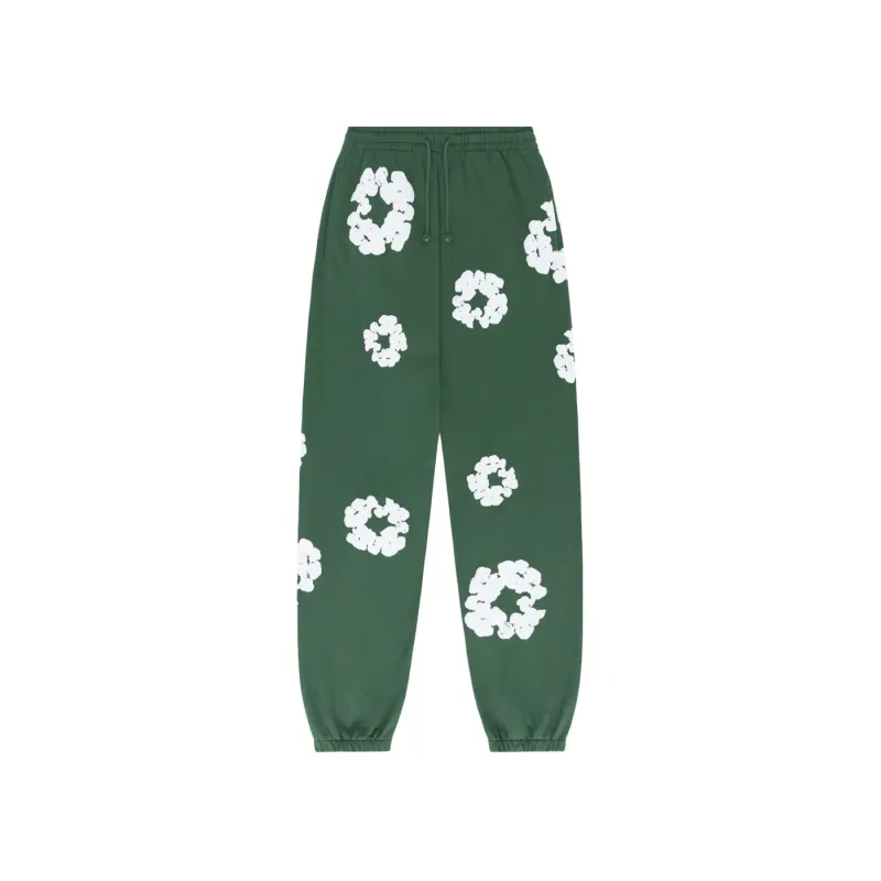 DT The Cotton Wreath Sweatpants Green