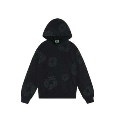 DT The Cotton Wreath Sweatshirt Black 01