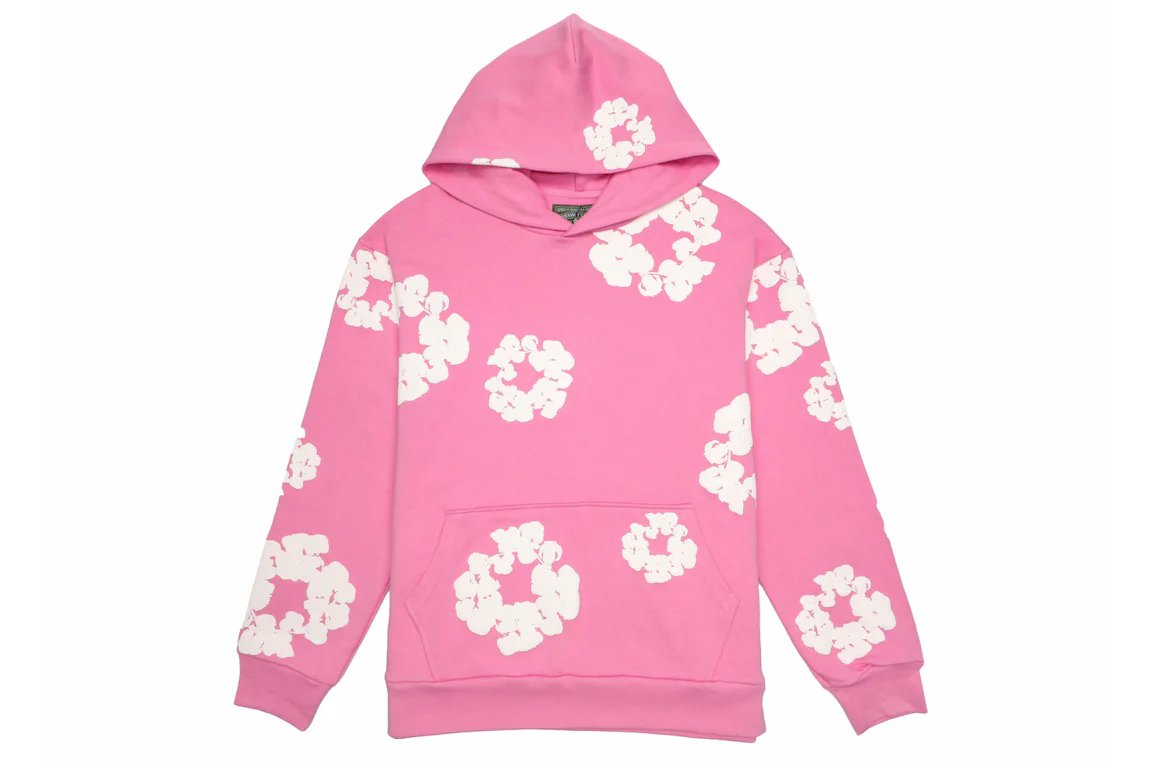 DT The Cotton Wreath Sweatshirt Royal Pink