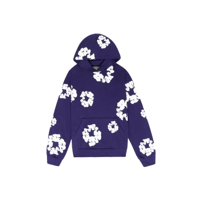 DT The Cotton Wreath Sweatshirt Royal Purple 01