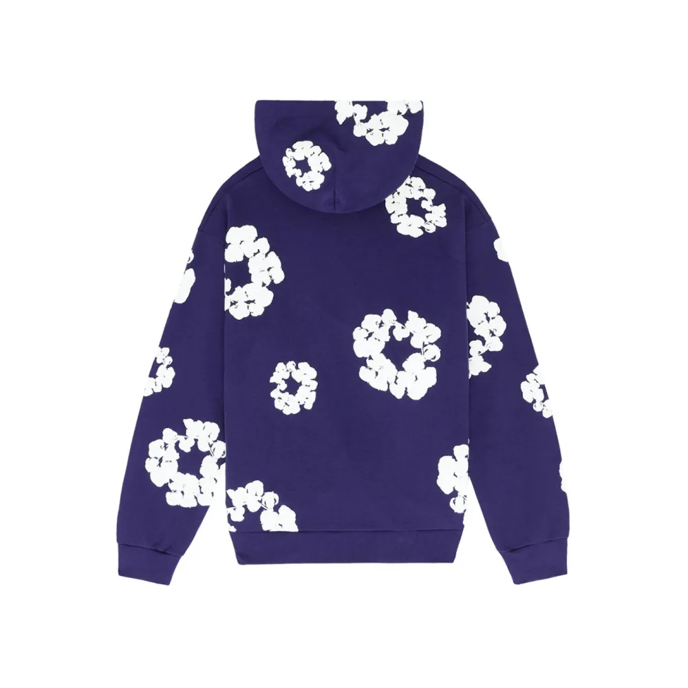 DT The Cotton Wreath Sweatshirt Royal Purple