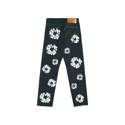 DT x Levi's Cotton Rhinestone Wreath Jeans - Lowest Ask 02