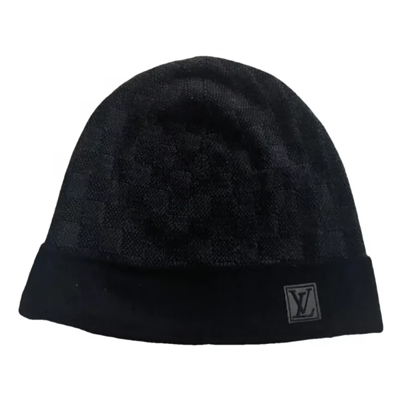 LOUIS VUITTON Petit Damier Hat NM Black