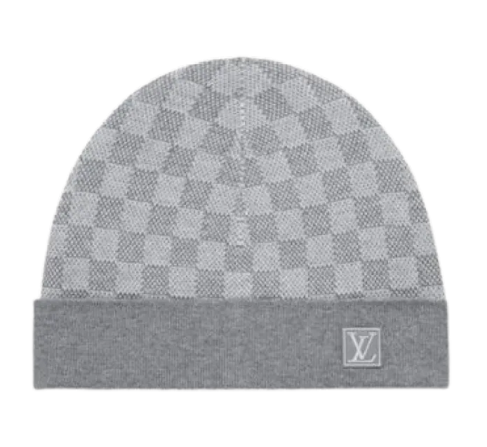 LOUIS VUITTON Petit Damier Hat NM Grey