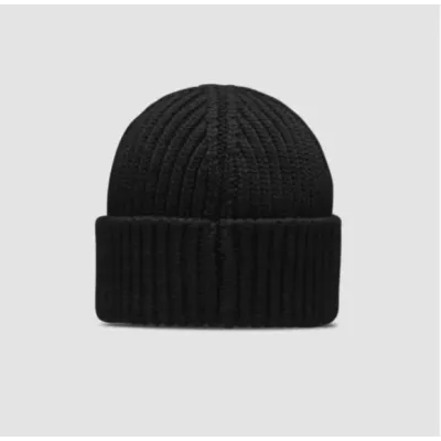 Moncler Cashmere Wool Beanie Black 02