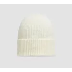 Moncler Cashmere Wool Beanie White