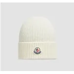 Moncler Cashmere Wool Beanie White