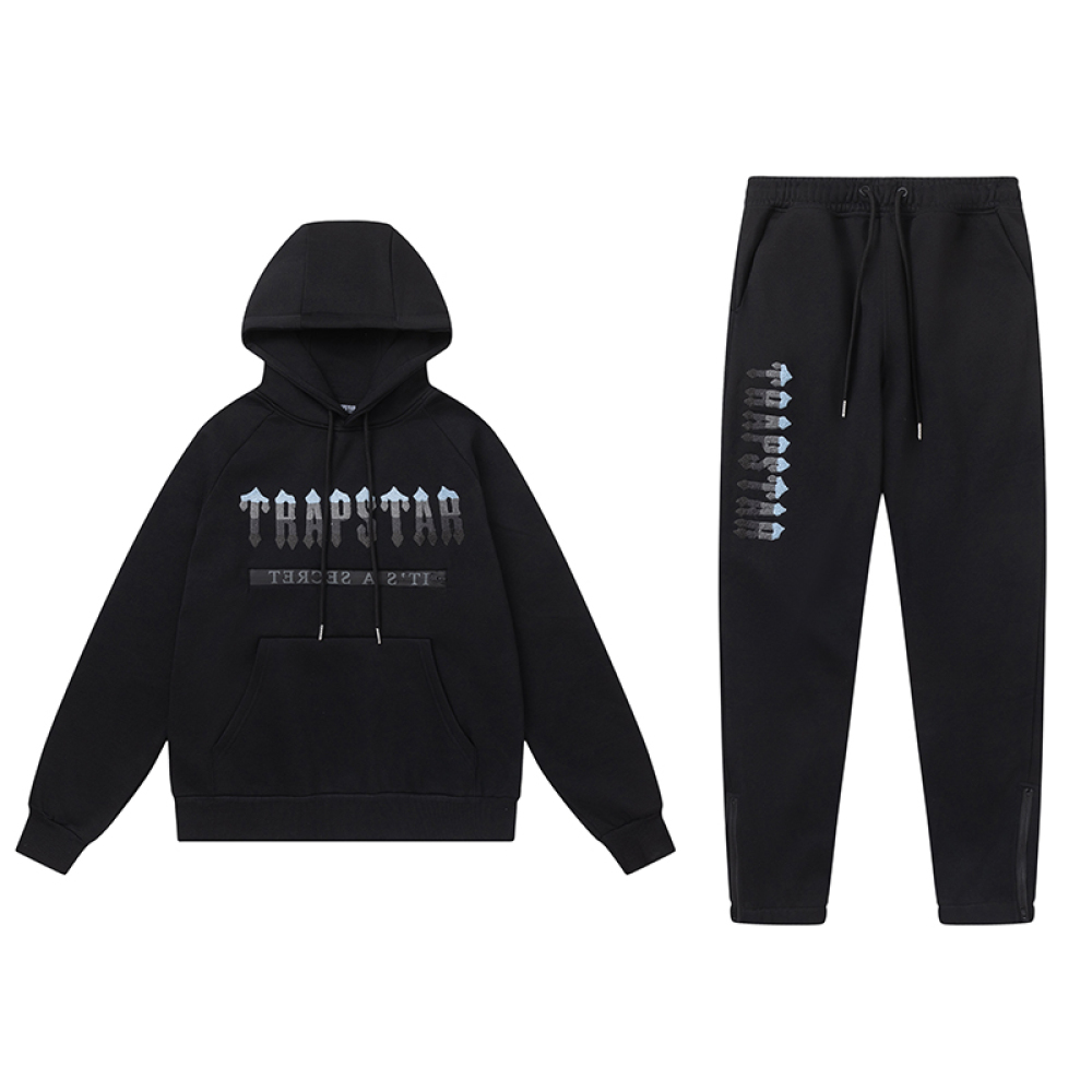 Trapstar Hoodie Tracksuit-8850 Black