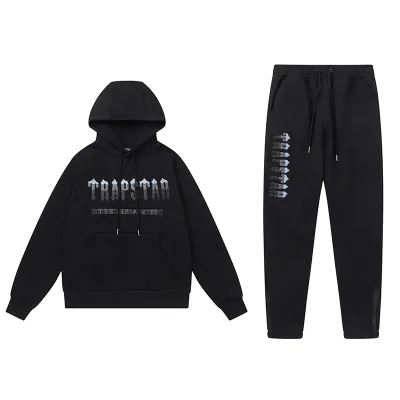 Trapstar Hoodie Tracksuit-8850 Black