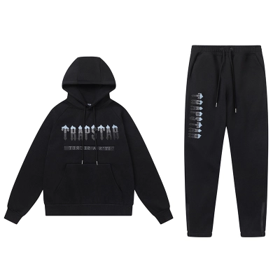 Trapstar Hoodie Tracksuit-8850 Black 01