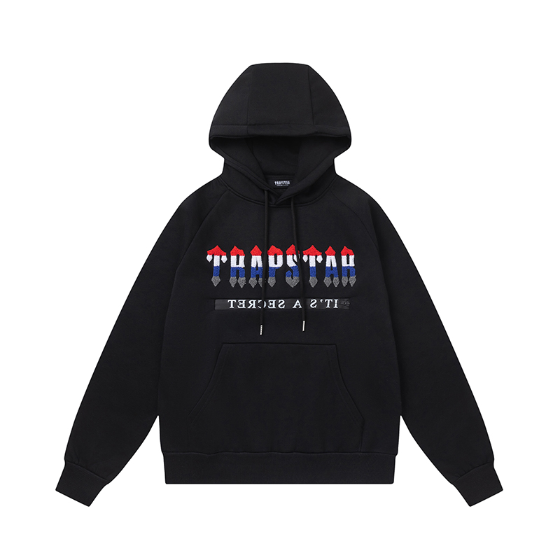 Trapstar Hoodie Tracksuit-8851 Black
