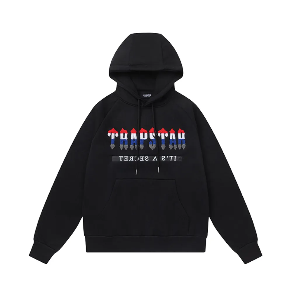 Trapstar Hoodie Tracksuit-8851 Black