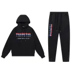 Trapstar Hoodie Tracksuit-8851 Black