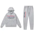 Trapstar Hoodie Tracksuit-8851 Grey