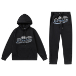 Trapstar Hoodie Tracksuit-8867 Black