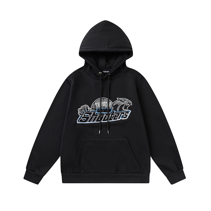 Trapstar Hoodie Tracksuit-8867 Black