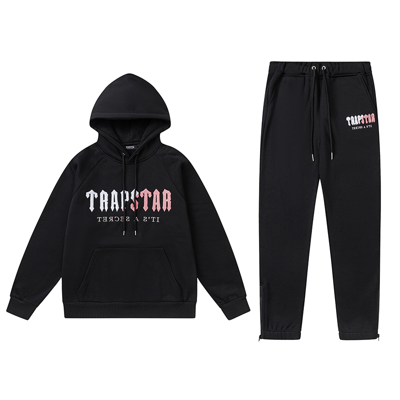 Trapstar Hoodie Tracksuit-8871 Black