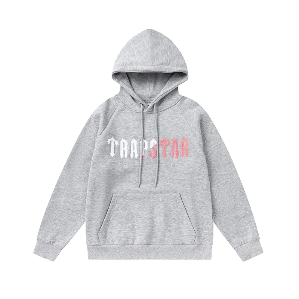 Trapstar Hoodie Tracksuit-8871 Grey